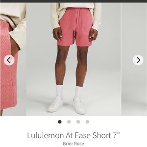lululemon at ease shorts - salman